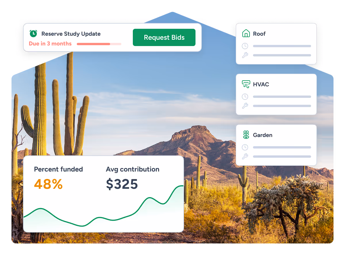 PropFusion reserve study services for Arizona HOA and condo communities