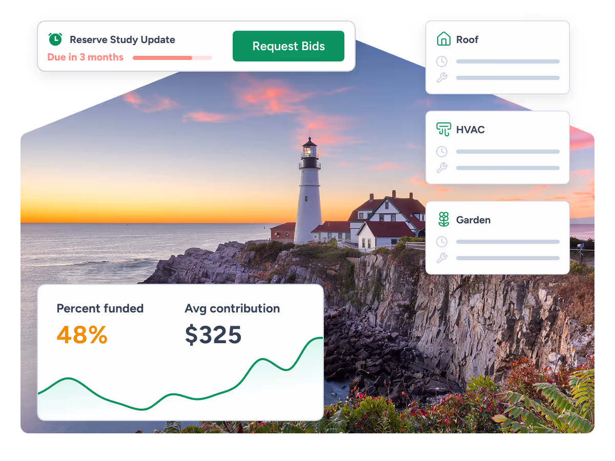 PropFusion reserve study services for Maine HOA and condo communities