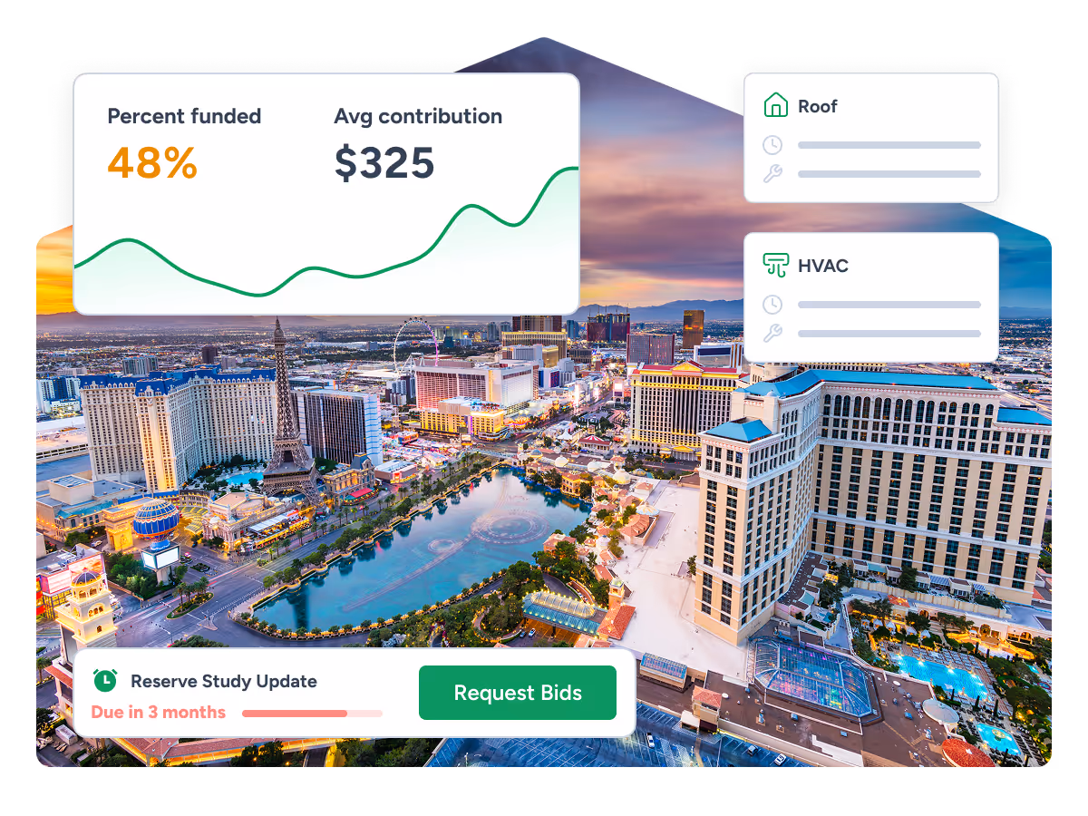 PropFusion reserve study services for Nevada HOA and condo communities