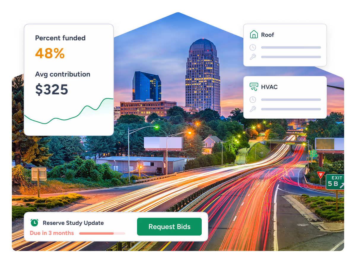 PropFusion reserve study services for North Carolina HOA and condo communities