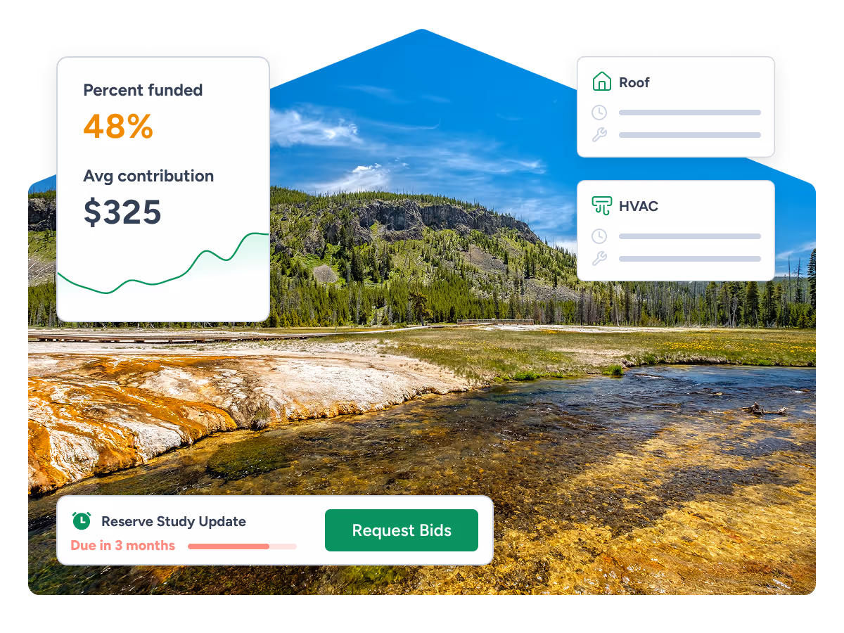 PropFusion reserve study services for Wyoming HOA and condo communities